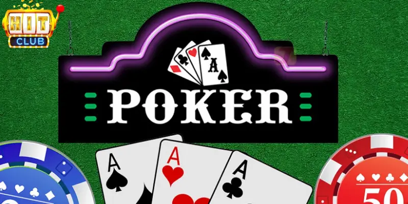 Giao diện trang chủ của bài Poker Hitclub